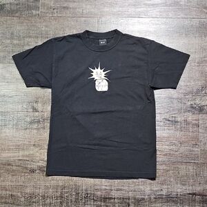 HUF Black Short Sleeve Tee with Graphic
